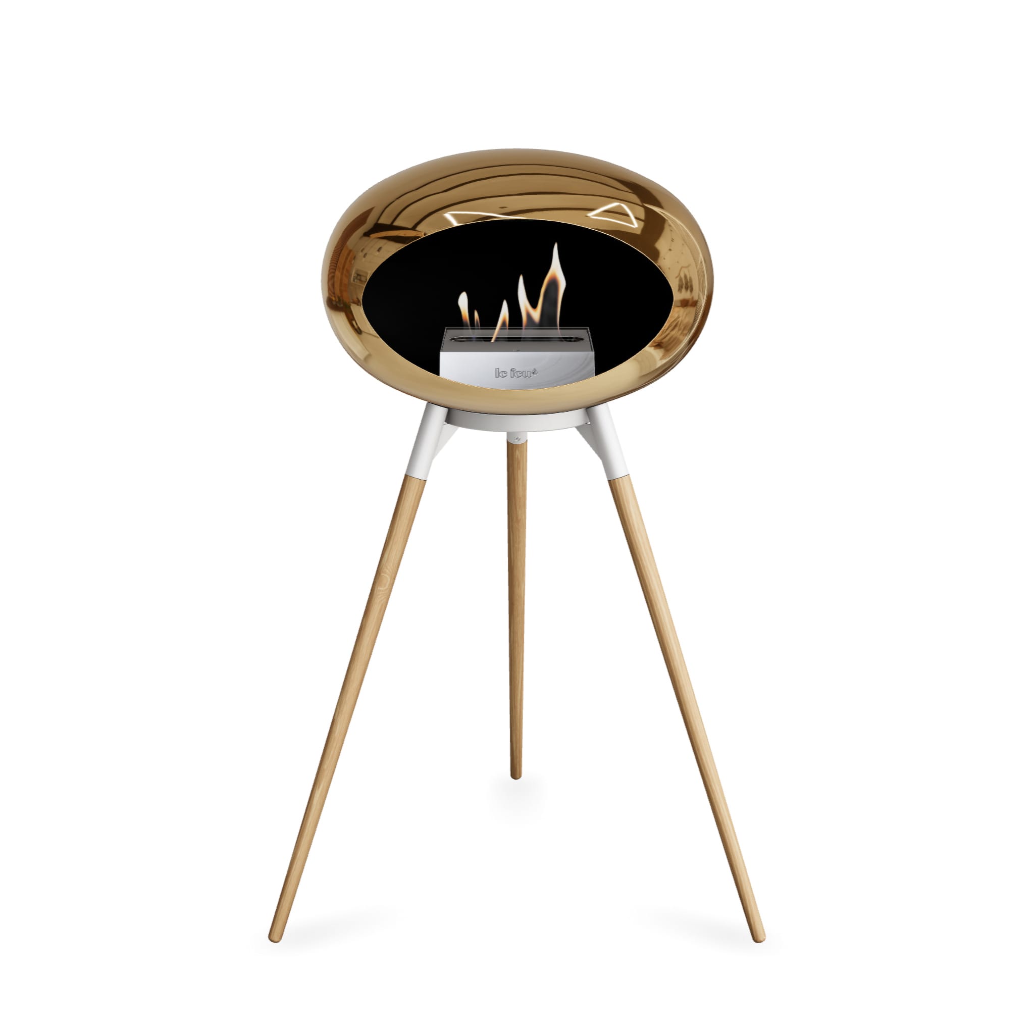 Le Feu Ground High Dome <br>Chromed Rose Gold