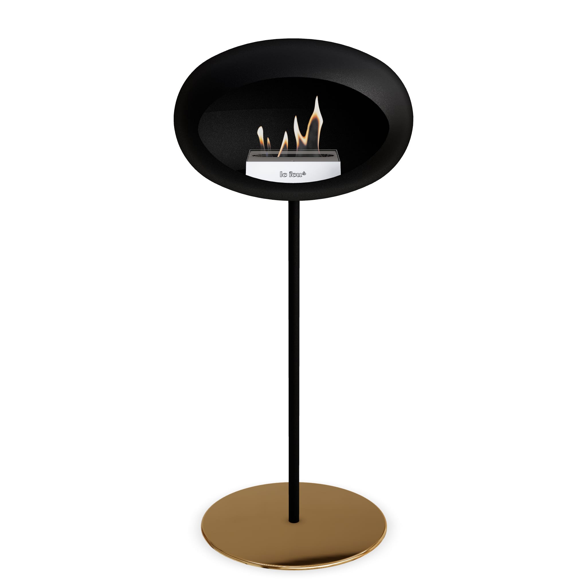 Le Feu Steel High Dome <br>Black