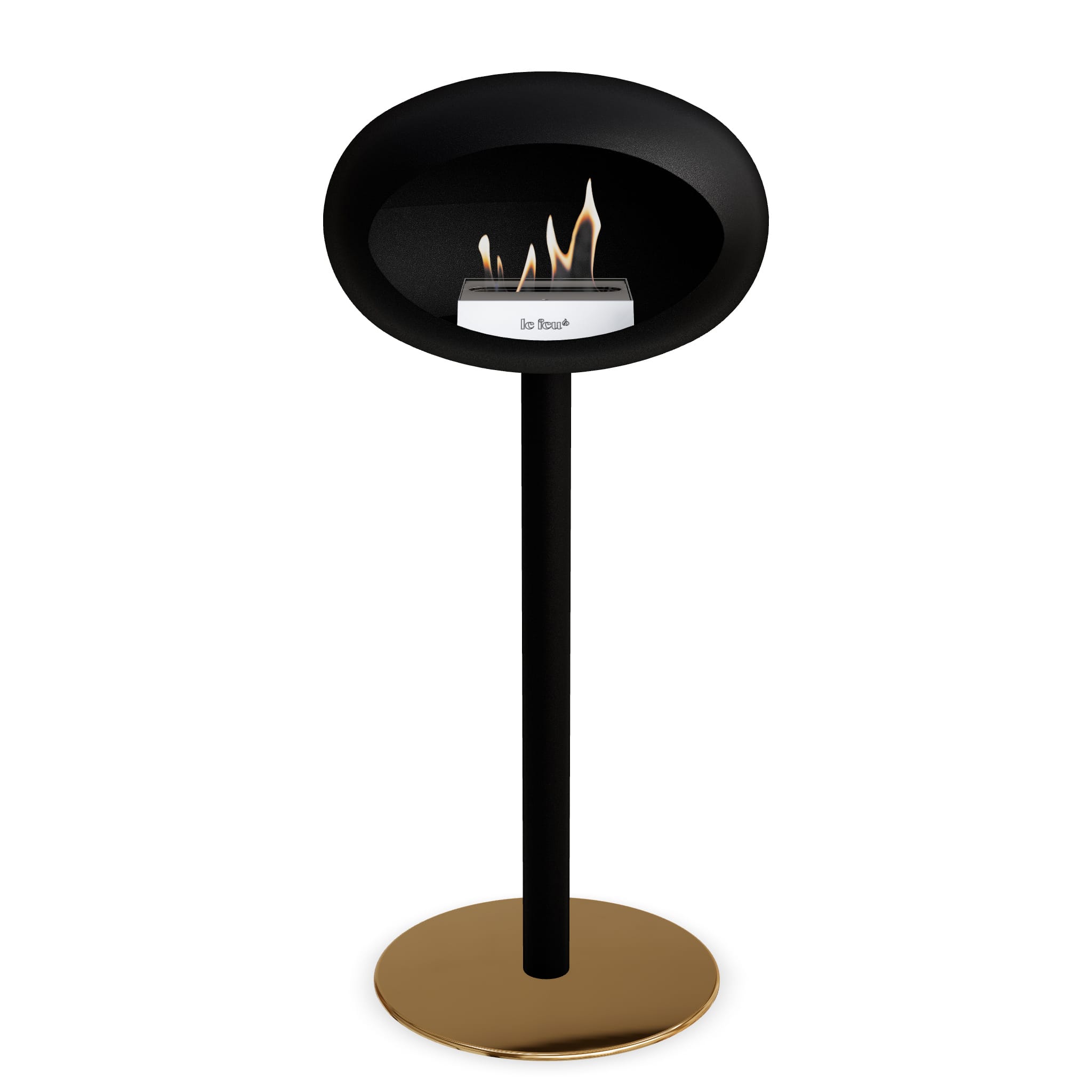Le Feu Steel High Dome <br>Black