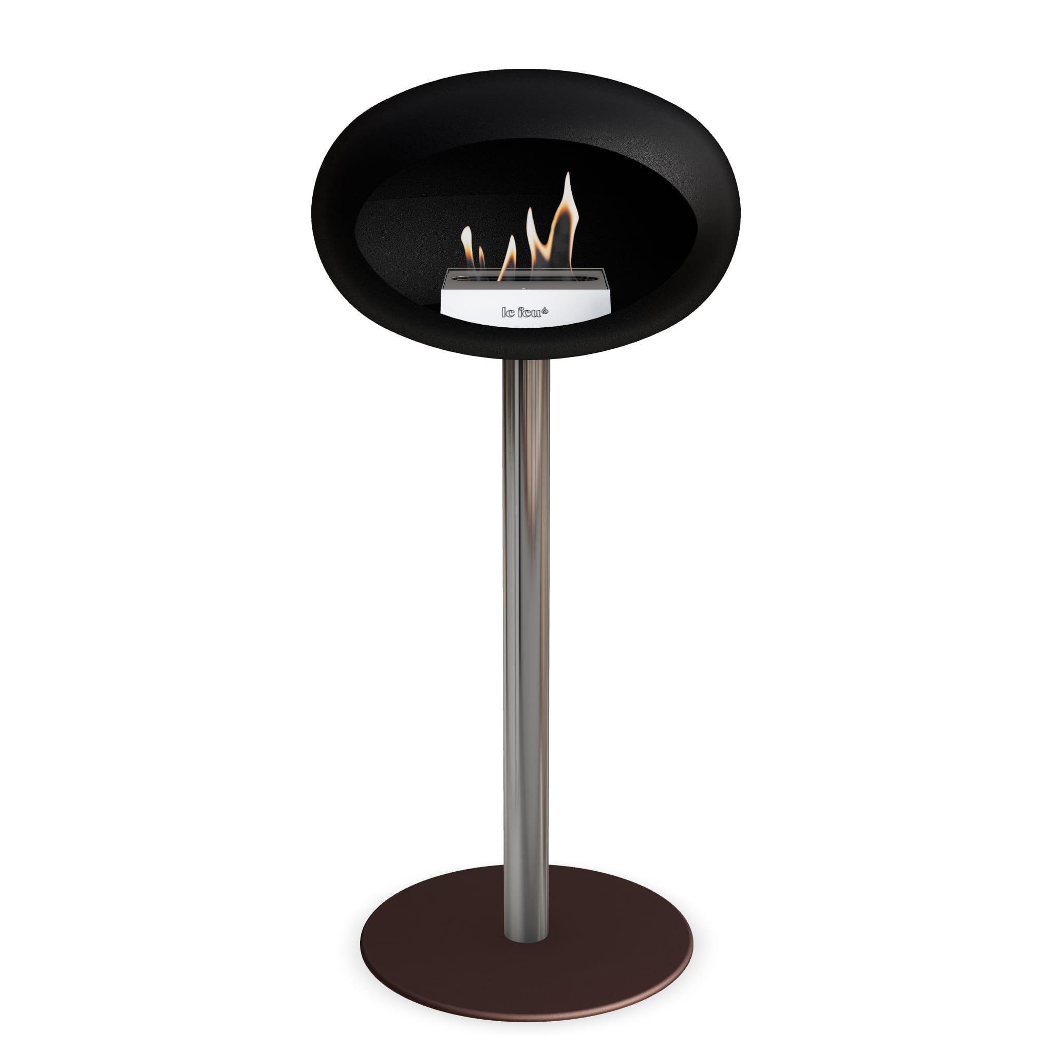 Le Feu Steel High Dome <br>Black