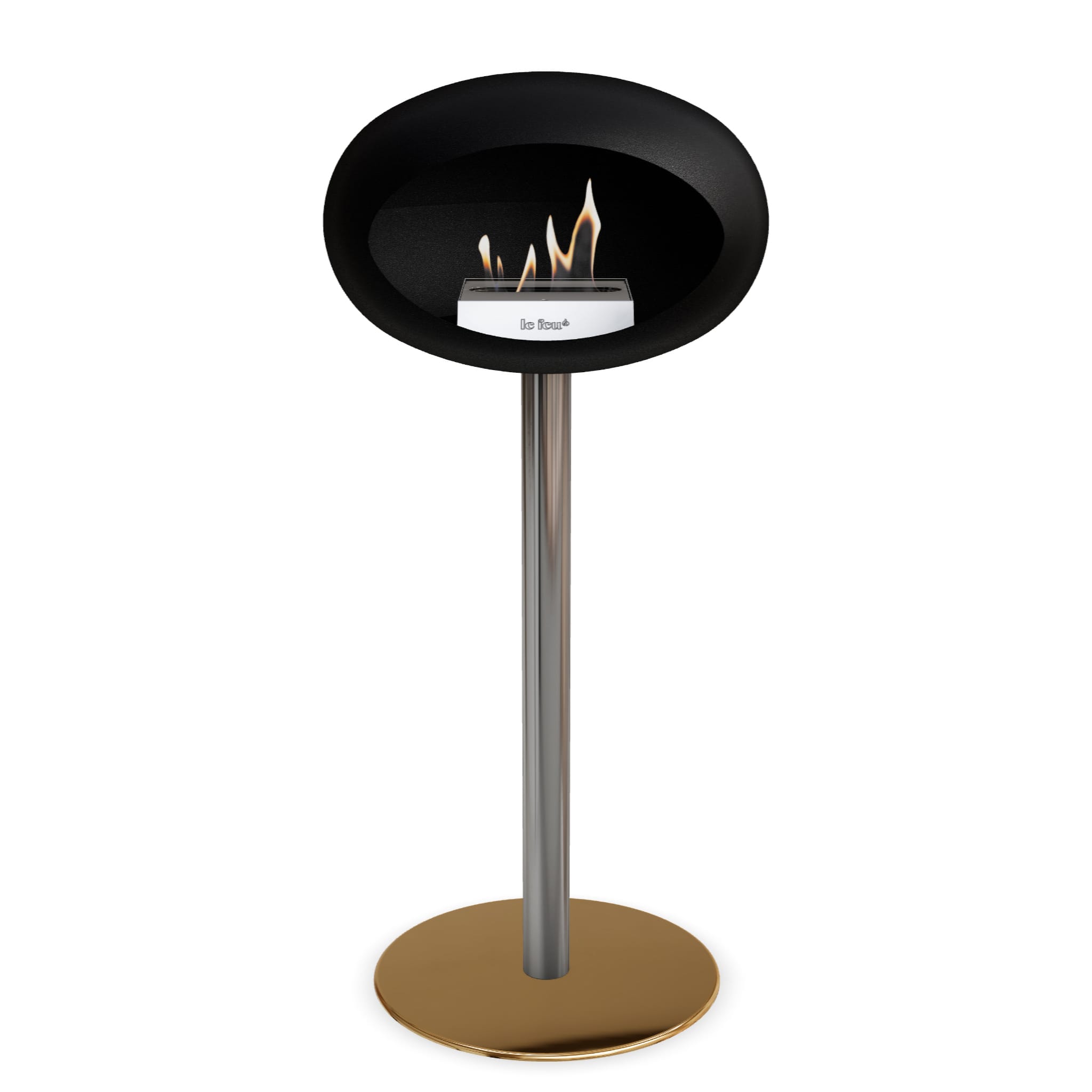 Le Feu Steel High Dome <br>Black