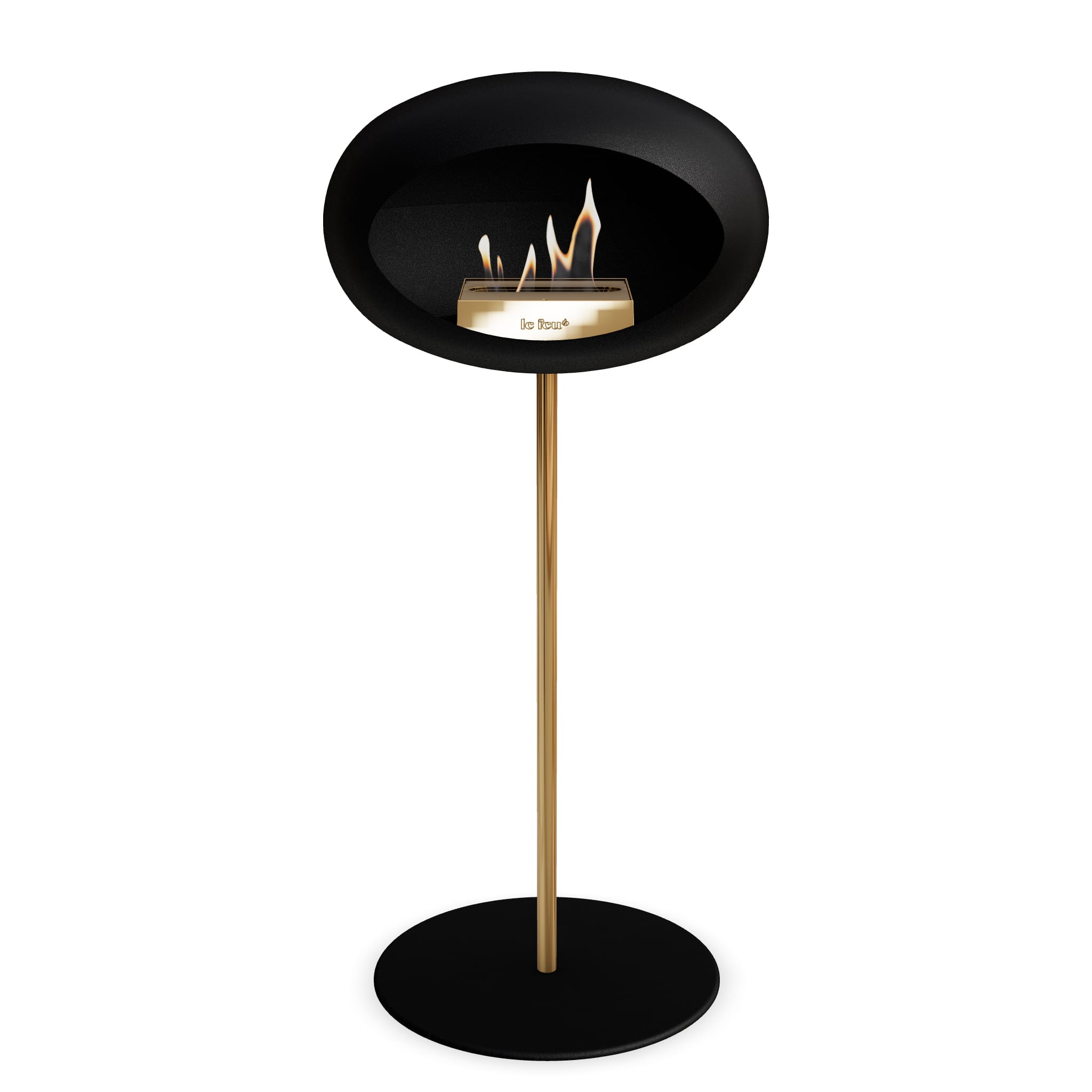 Le Feu Steel High Dome <br>Black